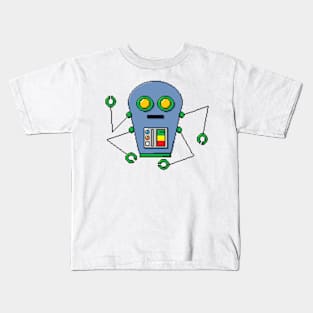 Pixel Robot 025 Kids T-Shirt